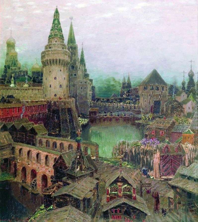 Allalba al Ponte della Resurrezione. Fine del XVII secolo   Apollinary Vasnetsov