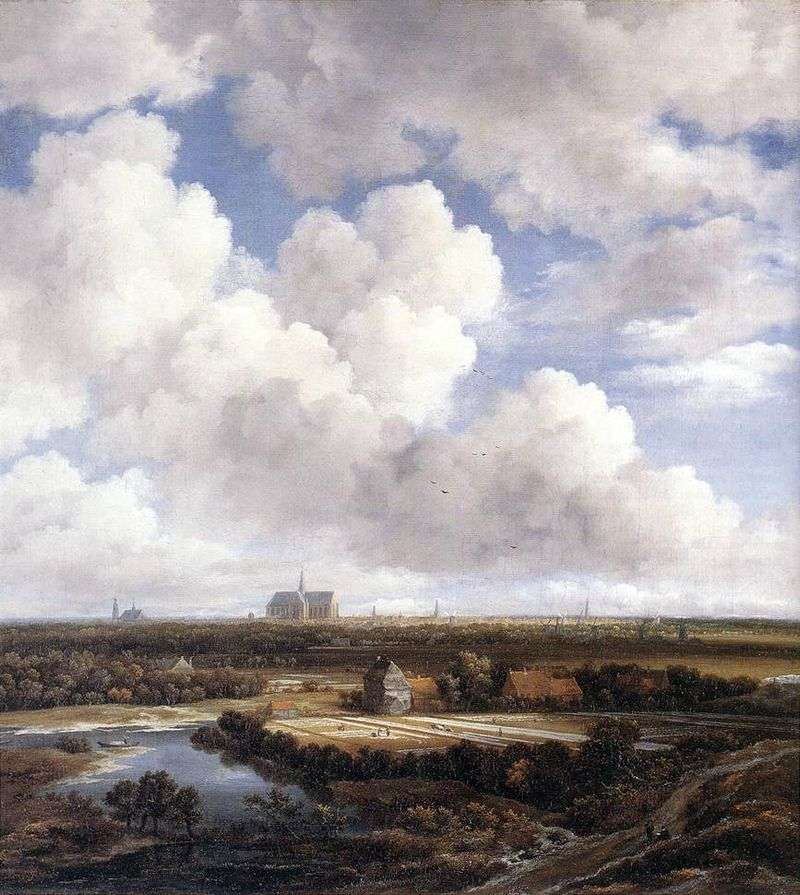 Vista di Haarlem   Jacob van Ruysdal