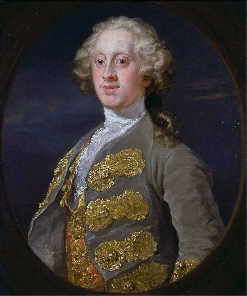 Ritratto di William Cavendish, Marchese di Hartington   William Hogarth