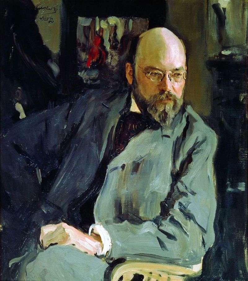 Ritratto di I. S. Ostroukhova   Valentin Serov