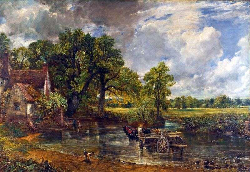 Carrello del fieno   John Constable