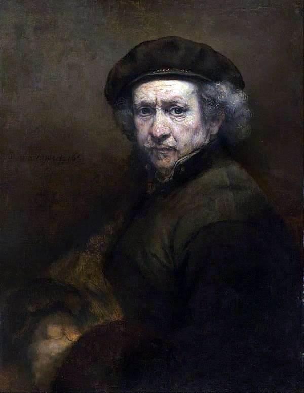 Autoritratto di Rembrandt. Tecnica degli specchi   Rembrandt Harmens Van Rhine
