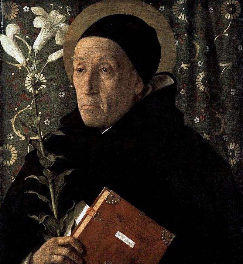 Ritratto di Fra Theodoro da Urbino   Giovanni Bellini