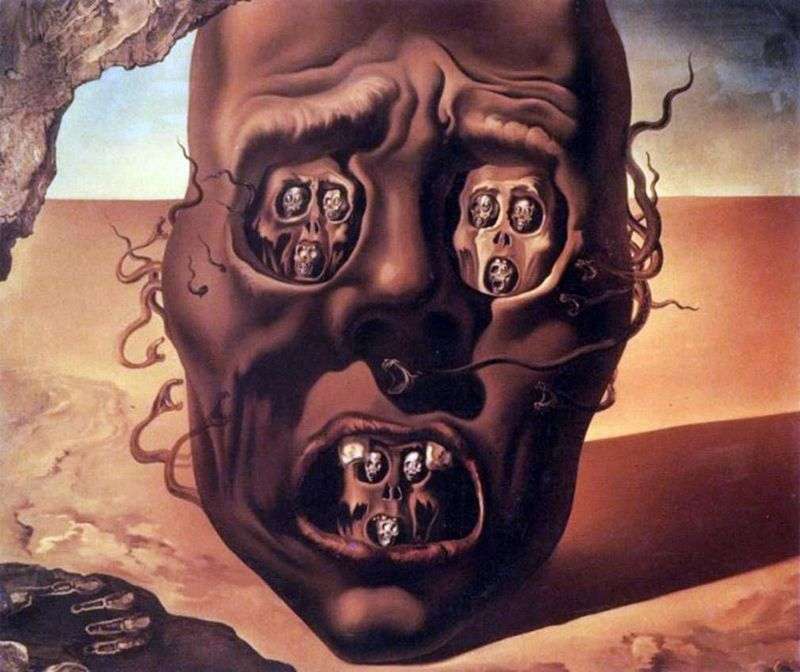 Face of the War   Salvador Dali