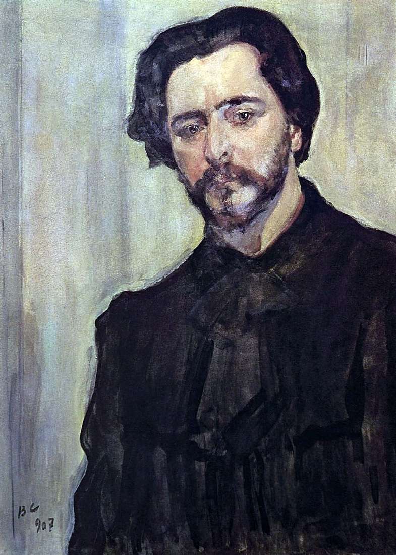 Ritratto dello scrittore Leonid Andreev   Valentin Serov