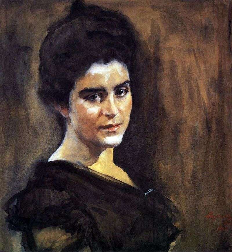 Ritratto di S. M. Dragomirova Lukomskaya   Valentin Serov