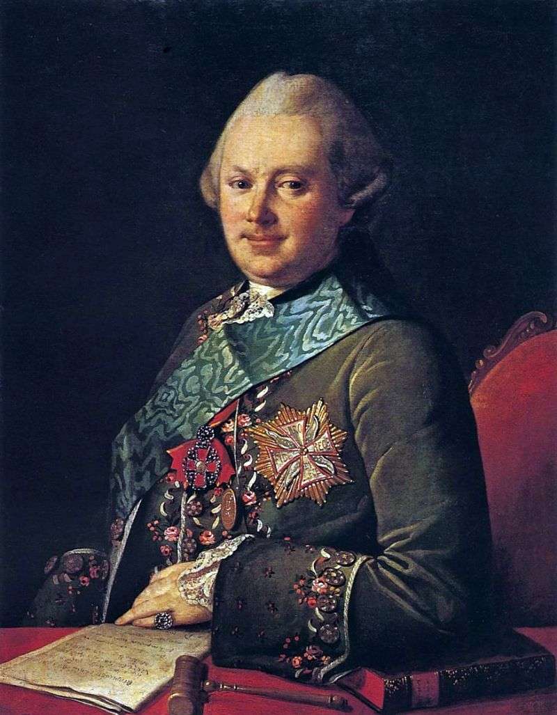 Ritratto del principe A. A. Vyazemsky   Karl Ludwig Hristinek