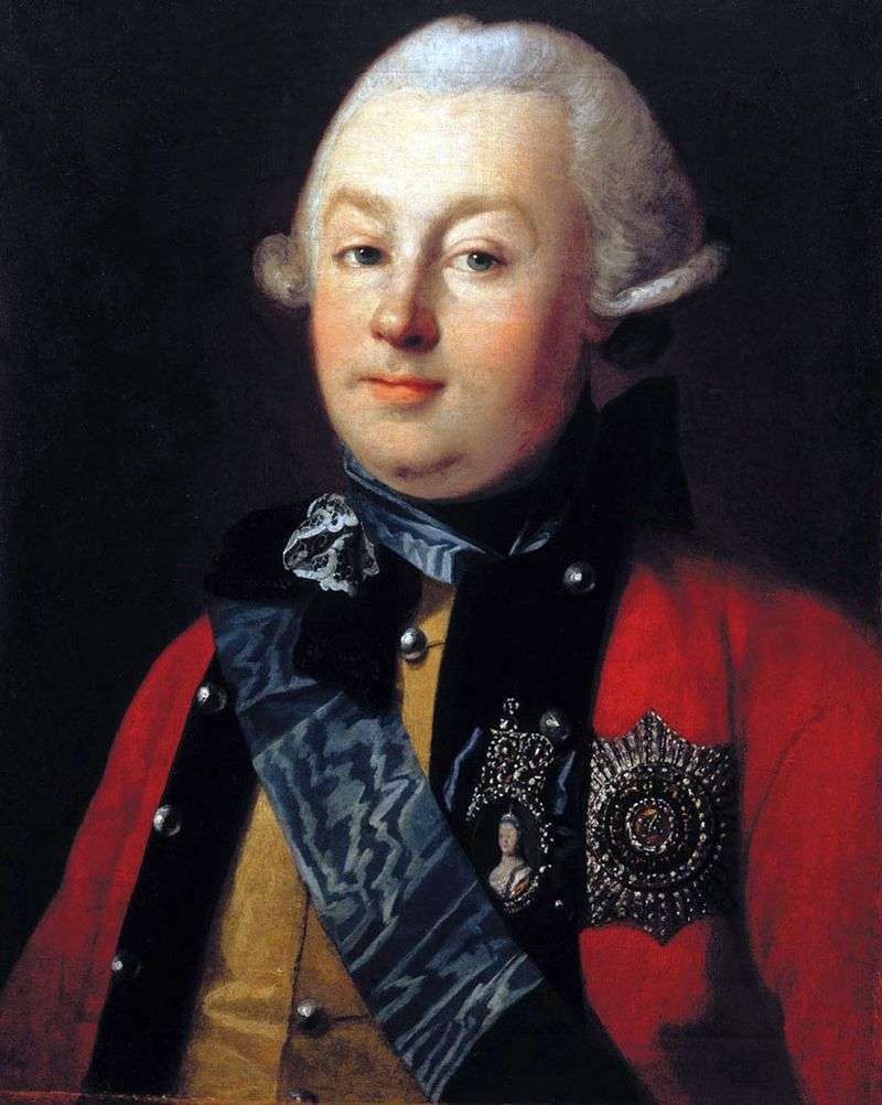 Ritratto del principe G. G. Orlov   Karl Ludwig Hristinek