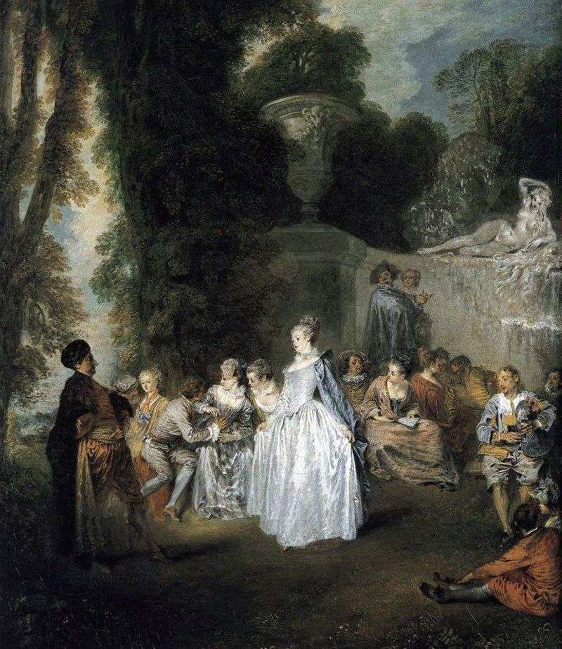 Festa veneziana   Jean Antoine Watteau