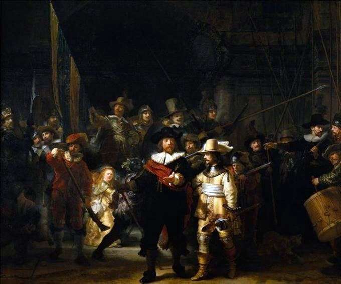 Discorso della compagnia di fucili   Rembrandt Harmens Van Rhine