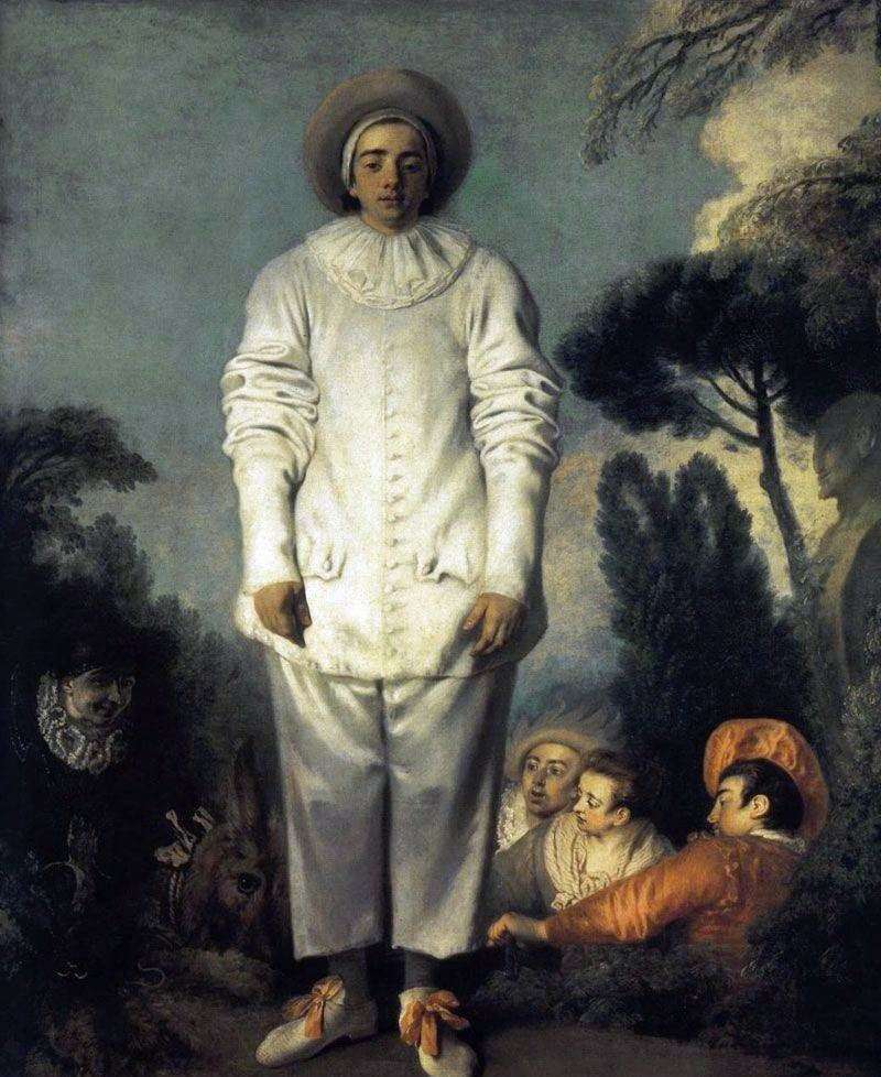 Gilles in costume Pierrot   Jean Antoine Watteau