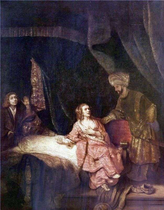 La moglie di Potifar accusa Joseph   Rembrandt Harmens Van Rhine