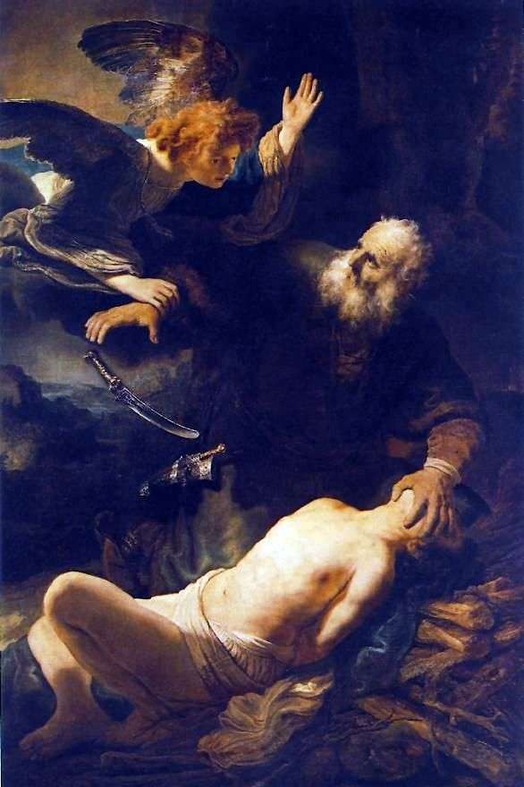 Abrahams Sacrifice   Rembrandt Harmens Van Rhine