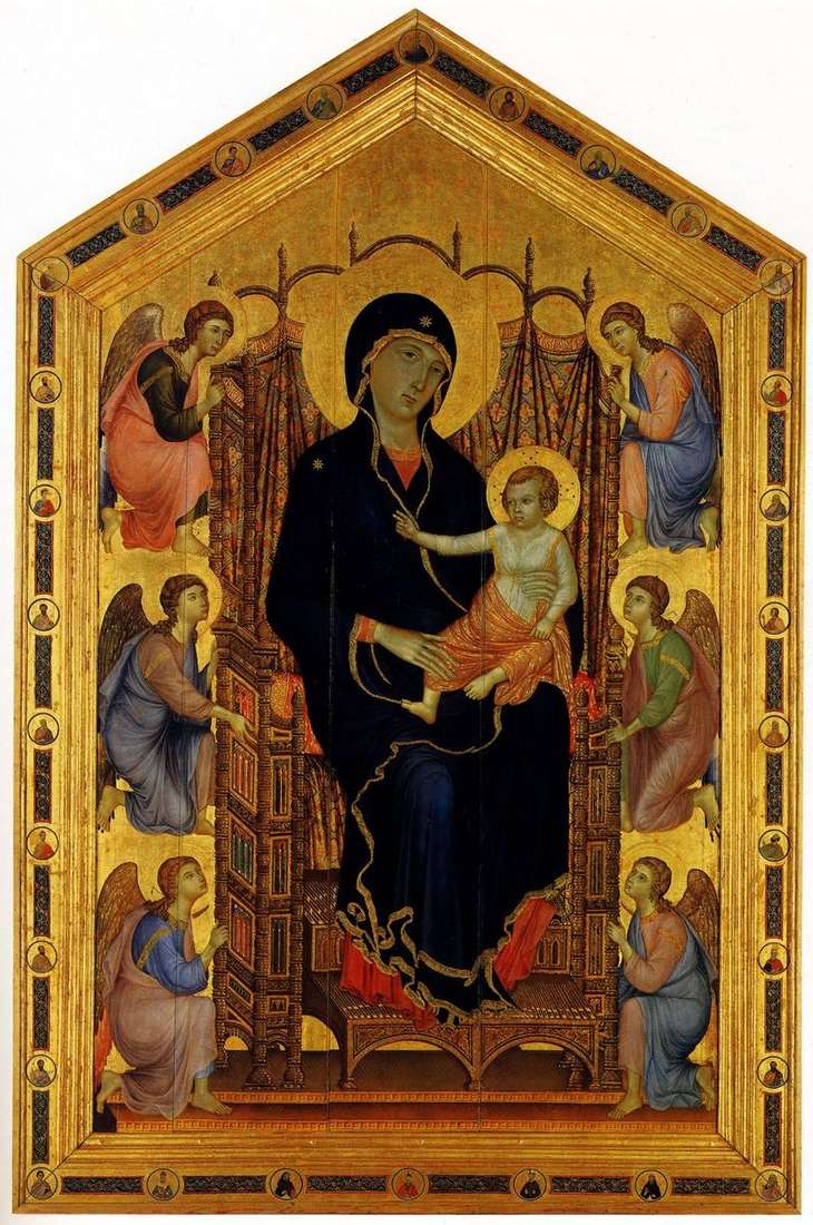 Madonna con gli angeli   Cimabue