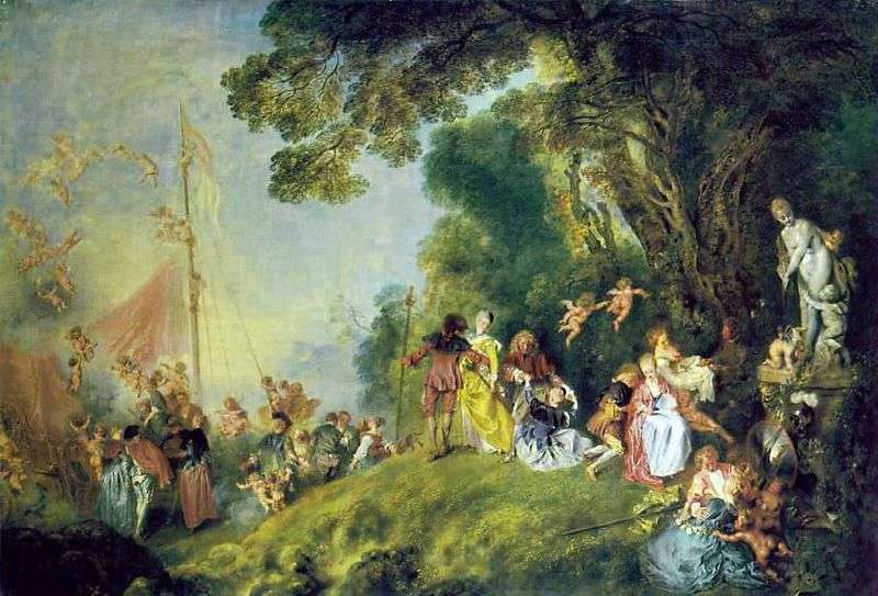 Pellegrinaggio dellisola di Kiefer   Jean Antoine Watteau