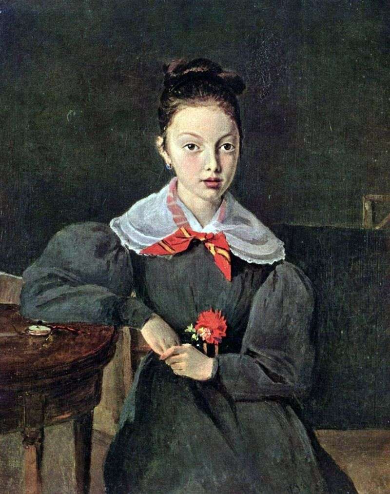Ritratto di Octavia Sennegon   Camille Corot