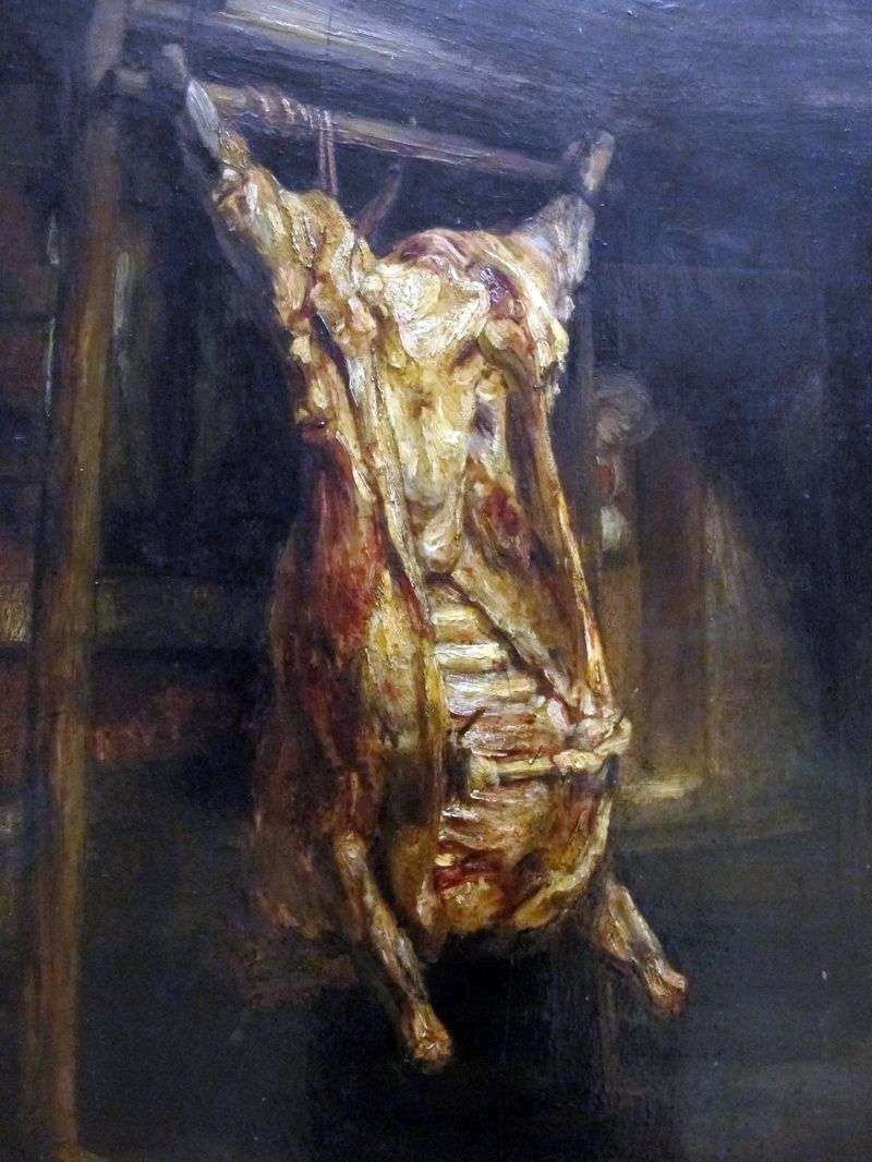 Carcassa di toro pelato   Rembrandt Harmens Van Rhine