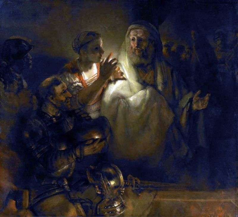 Rinuncia allapostolo Pietro   Rembrandt Harmens Van Rhine