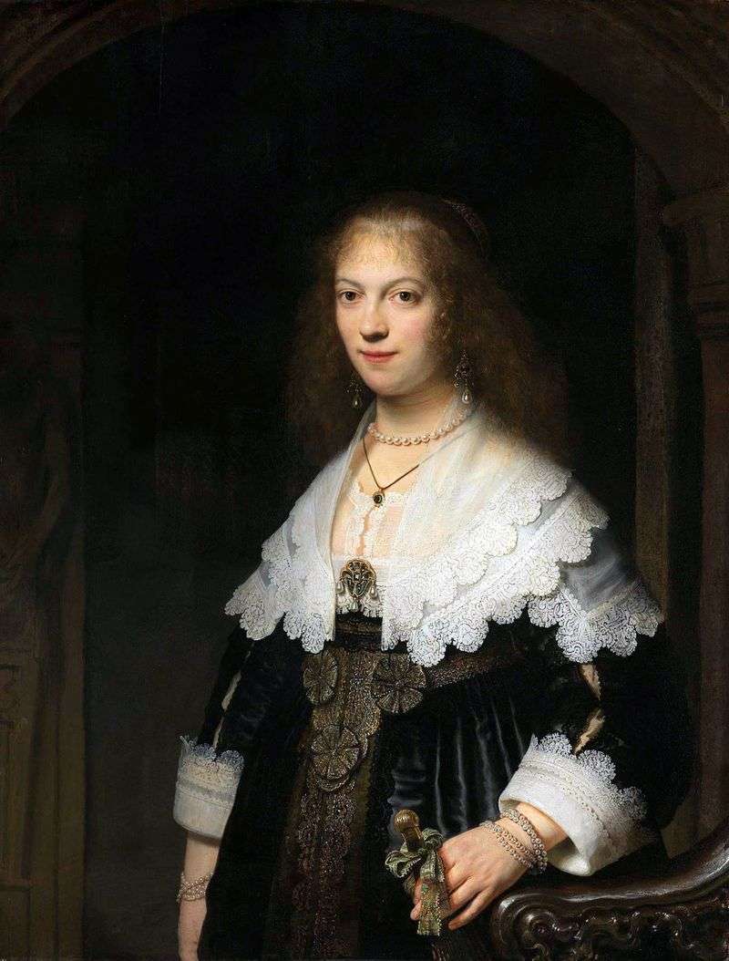 Ritratto di Maria Trip   Rembrandt Harmens Van Rhine