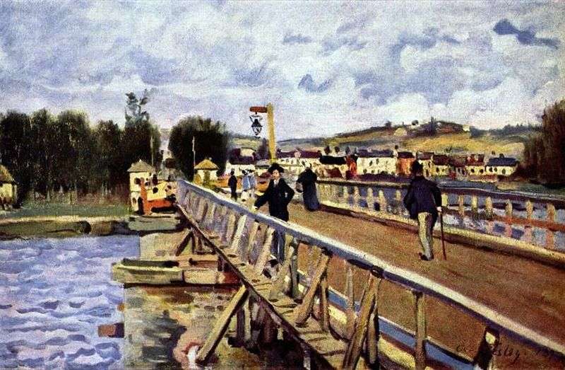 Ponte in Argentee   Alfred Sisley
