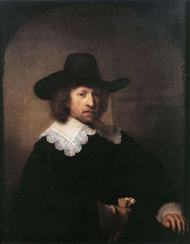 Ritratto di Nicholas Van Bambek   Rembrandt Harmens Van Rhine