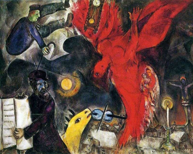 La caduta di un angelo   Marc Chagall