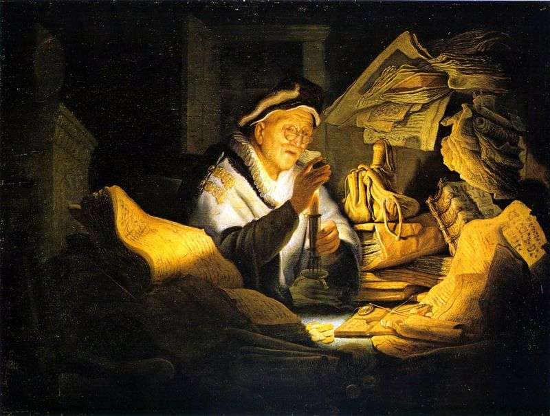 La parabola del ricco   Rembrandt Harmens Van Rhine