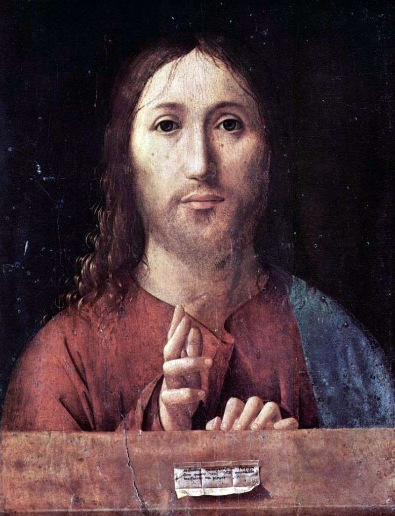 Cristo benedicente   Antonello da Messina