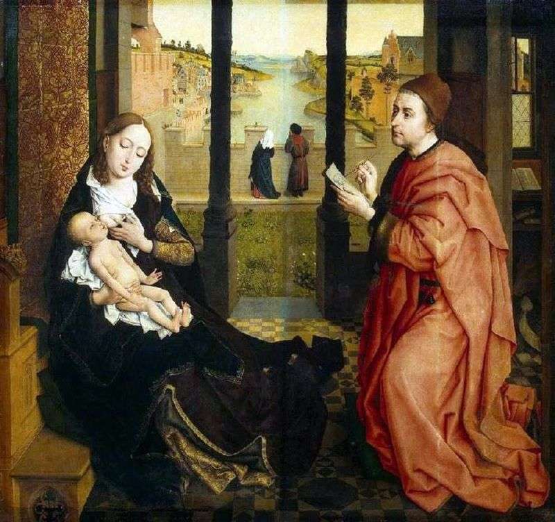 San Luca, dipinto Madonna   Rogier van der Weyden