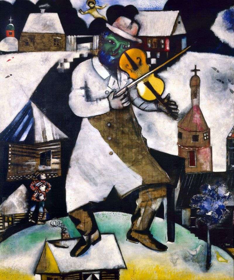 Violinista – Marc Chagall ❤️ - Marchio Chagall