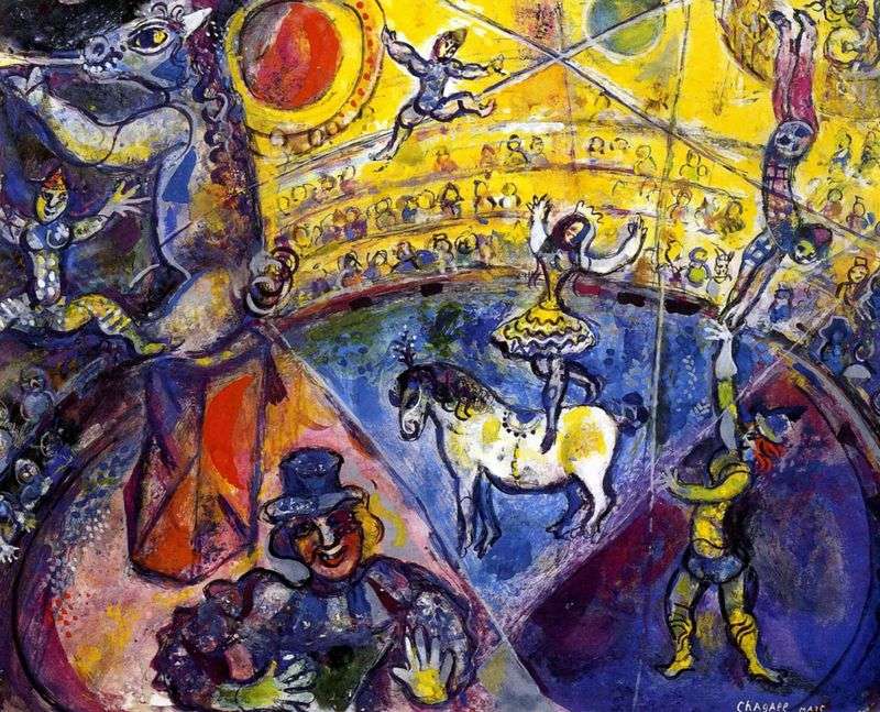 Cavallo da circo   Marc Chagall