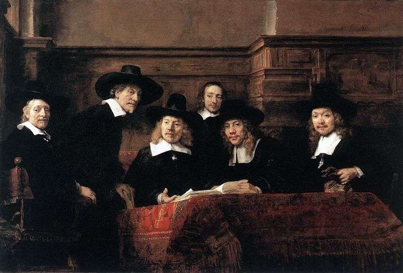Negozio di tessuti Sindik   Rembrandt Harmens Van Rhine