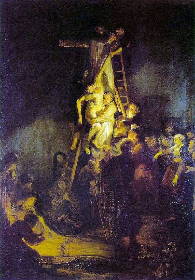 Discesa dalla croce   Rembrandt Harmens Van Rhine
