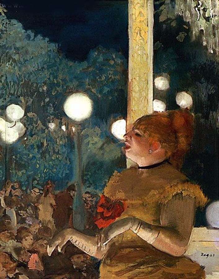 Cane aria o cantante con guanto   Edgar Degas
