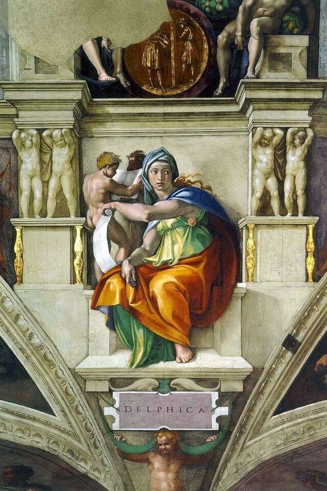 La Sibilla Delfica   Michelangelo Buonarroti Buonarroti
