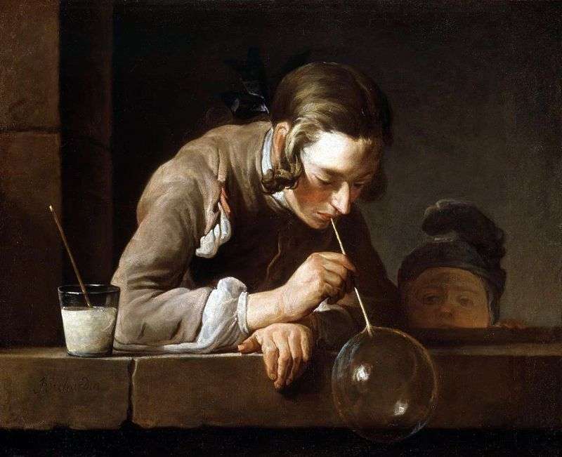 Bolle di sapone   Jean Baptiste Chardin