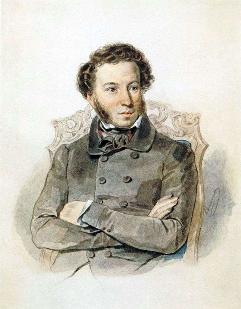 Ritratto di A. S. Pushkin   Peter Sokolov