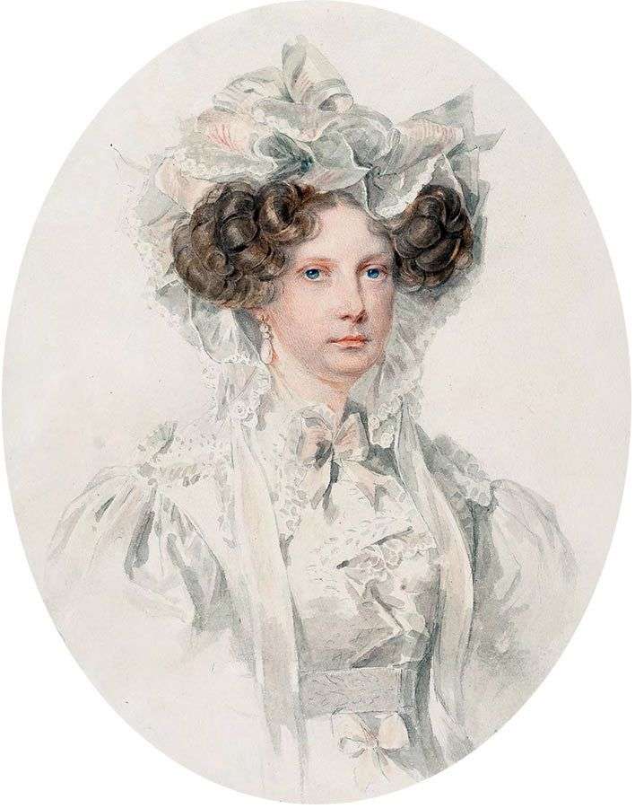 Ritratto della Granduchessa Alexandra Feodorovna   Peter Sokolov