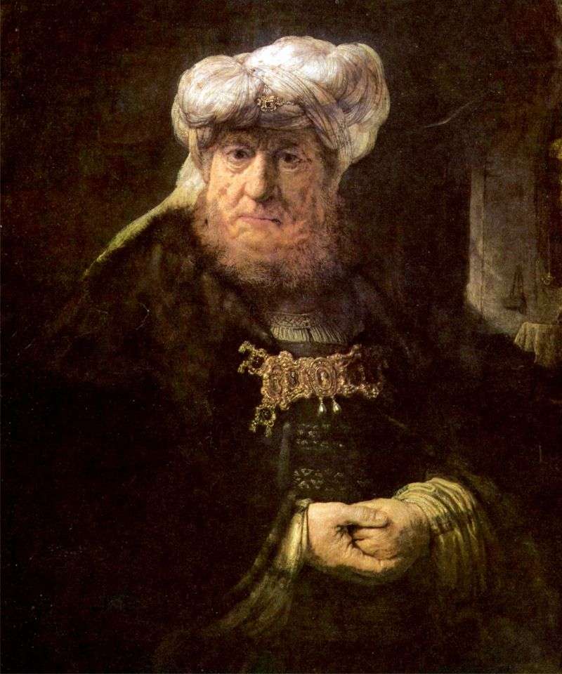Il re Uzziah scioccato dalla lebbra   Rembrandt Harmens Van Rhine