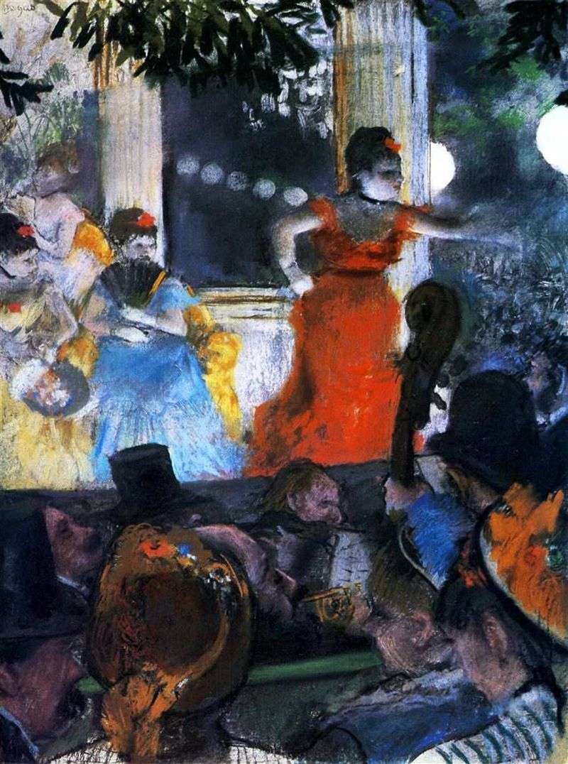 Cafesantan Ambassador (Cafe Concert in the Ambassador   Edgar Degas