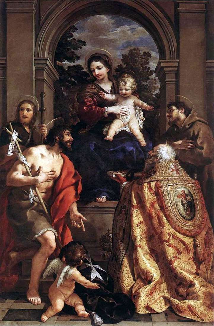 Madonna con i santi   Pietro da Cortona