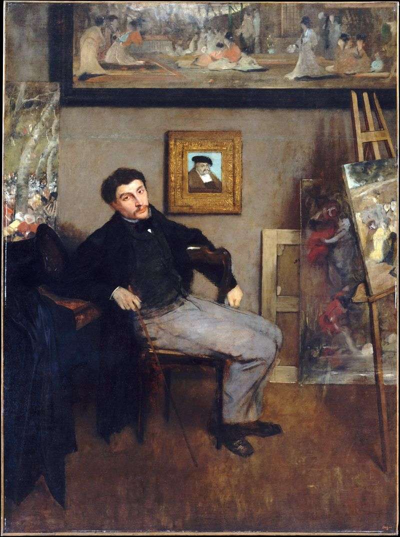 Ritratto di James Tissot   Edgar Degas