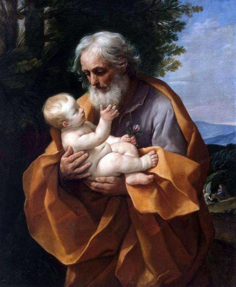 Giuseppe e Gesù Bambino   Guido Reni