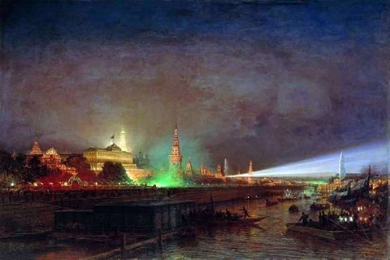 Illuminazione del Cremlino   Alexei Bogolyubov
