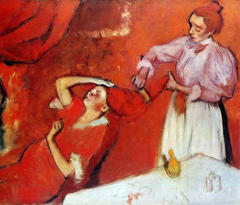 Pettinatura   Edgar Degas