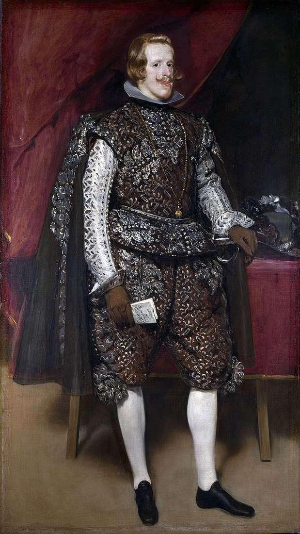 Ritratto di Filippo IV in costume marrone e argento   Diego Velasquez