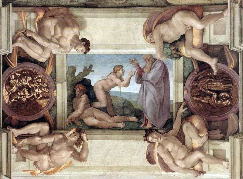 La creazione di Eva   Michelangelo Buonarroti