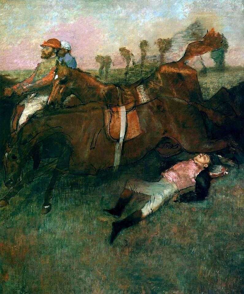 Fantino caduto   Edgar Degas