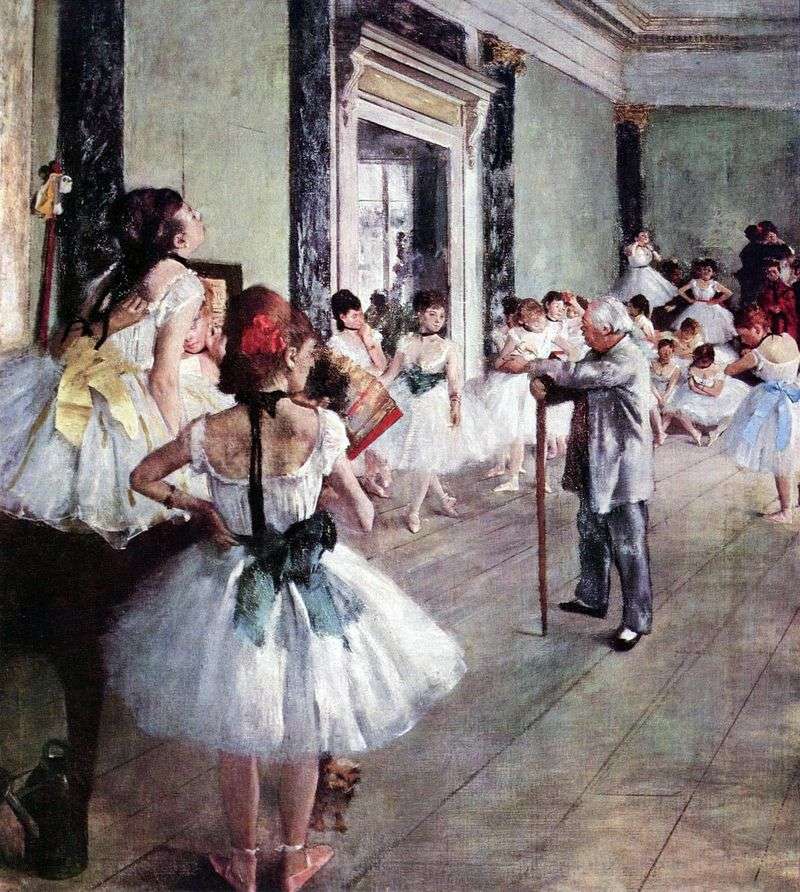 Classe di danza (lezione di danza)   Edgar Degas