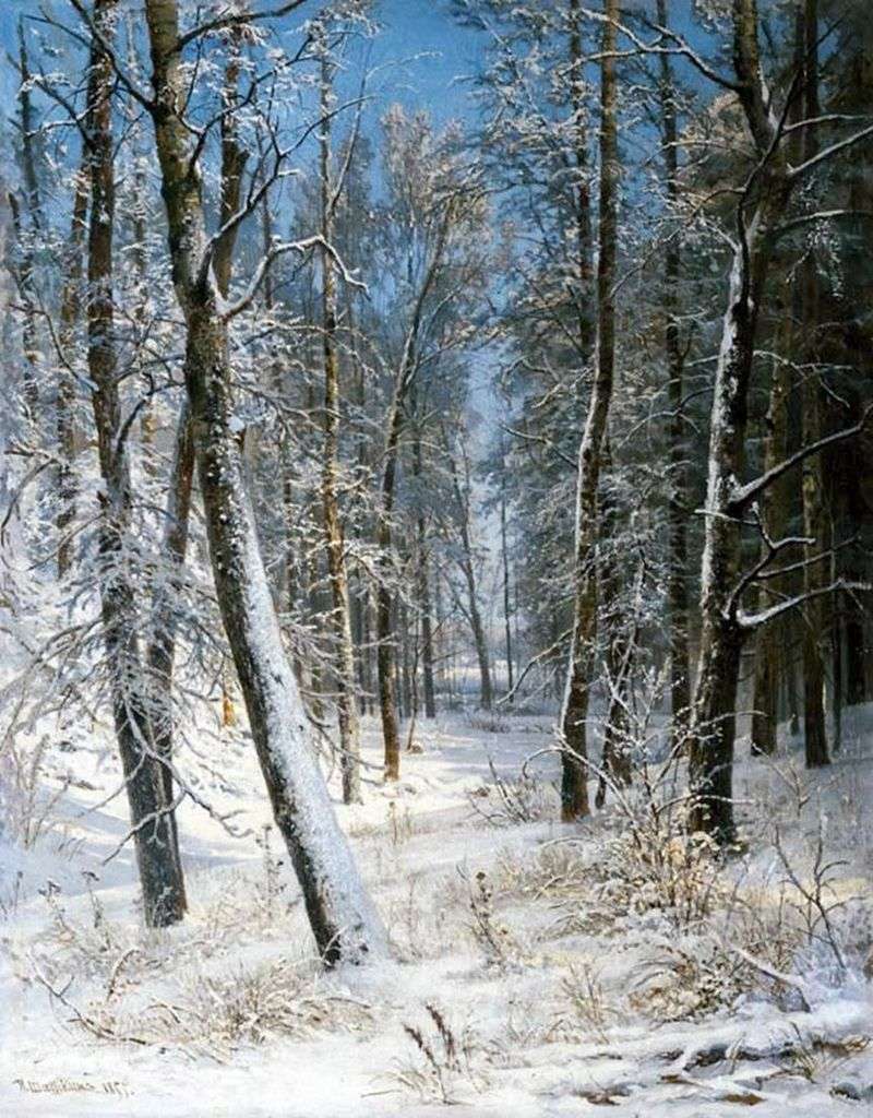Winter in the Forest (Frost)   Ivan Shishkin